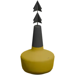 Cardinal mark buoy